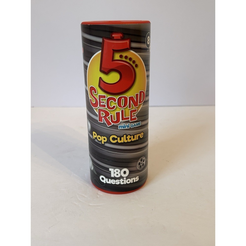 NEW Sealed PlayMonster 5 Second Rule mini game 180 questions Pop Culture